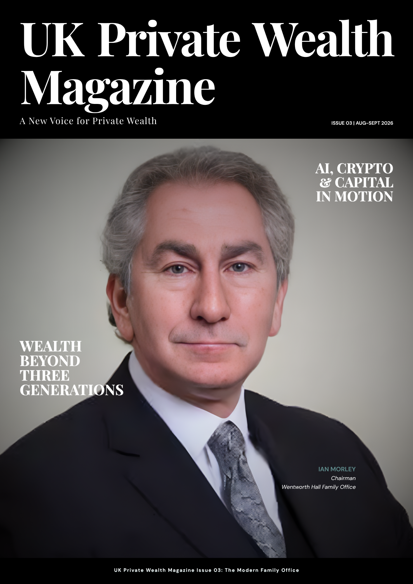 UK Private Wealth Magazine Issue Three — The Modern Family Office, featuring Ian Morley.