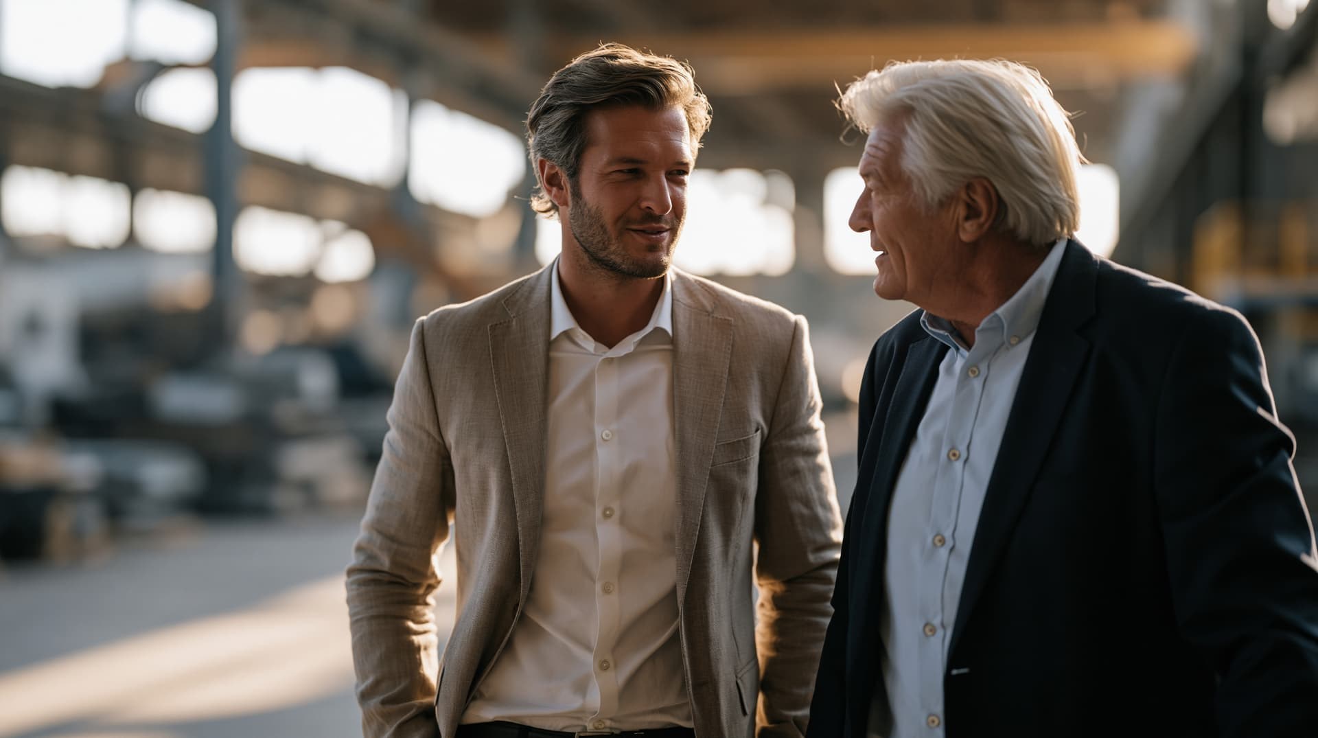 Two generations in conversation