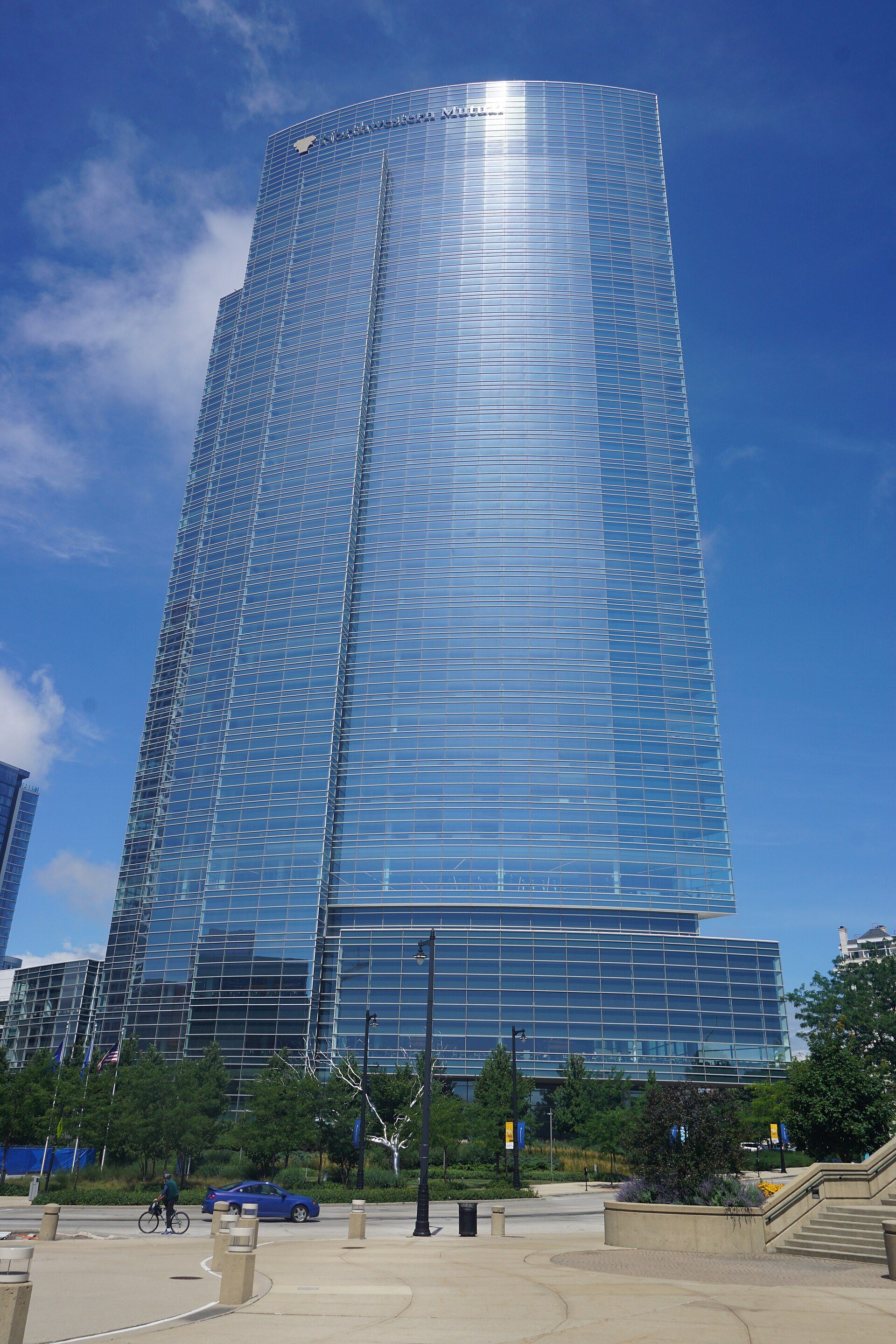 Northwestern Mutual Tower and Commons, the company's headquarters in Milwaukee, Wisconsin
