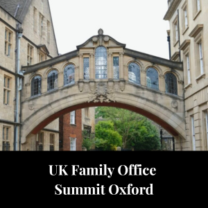 UK Family Office Summit Oxford — advertisement