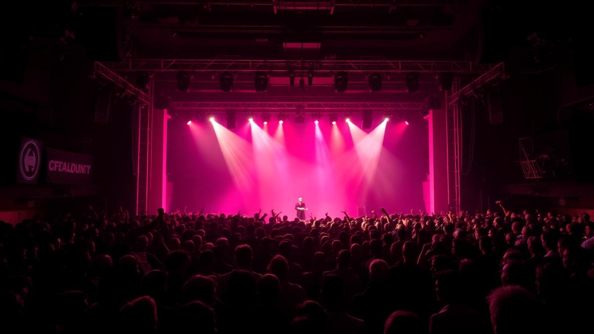 Live concert venue representing Triangle Group's Asia-Pacific entertainment platform
