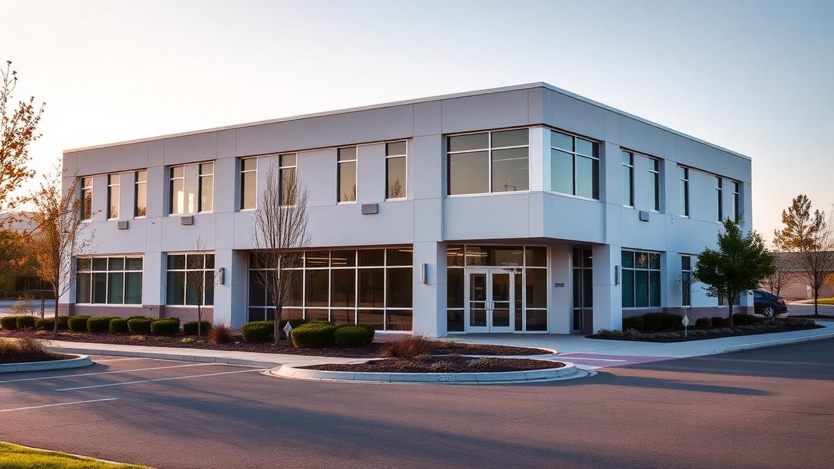 Medical outpatient facility exterior representing the InfraMed Properties healthcare portfolio