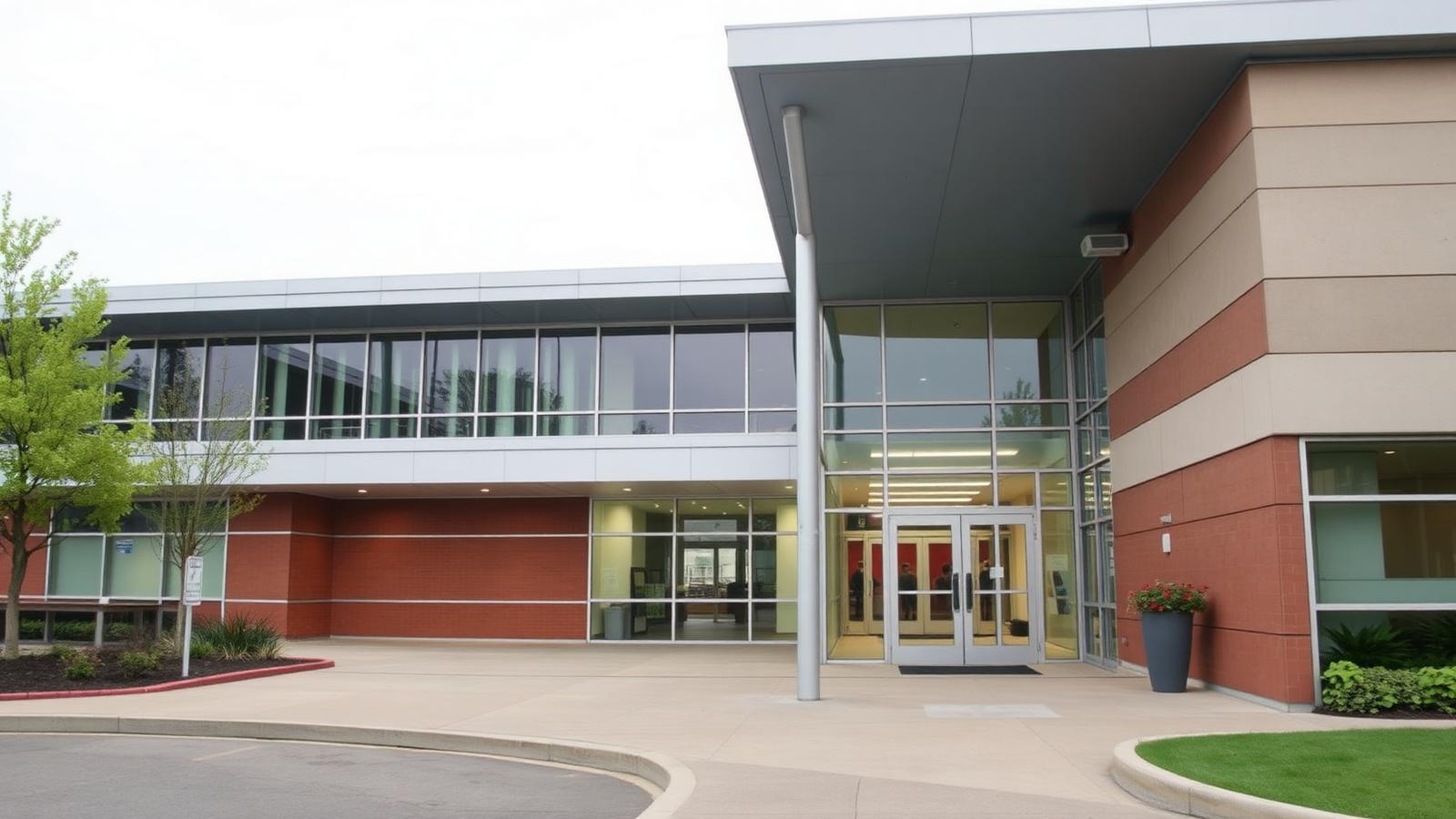 Modern healthcare services facility exterior, representing Regal Healthcare Capital Partners' investment focus